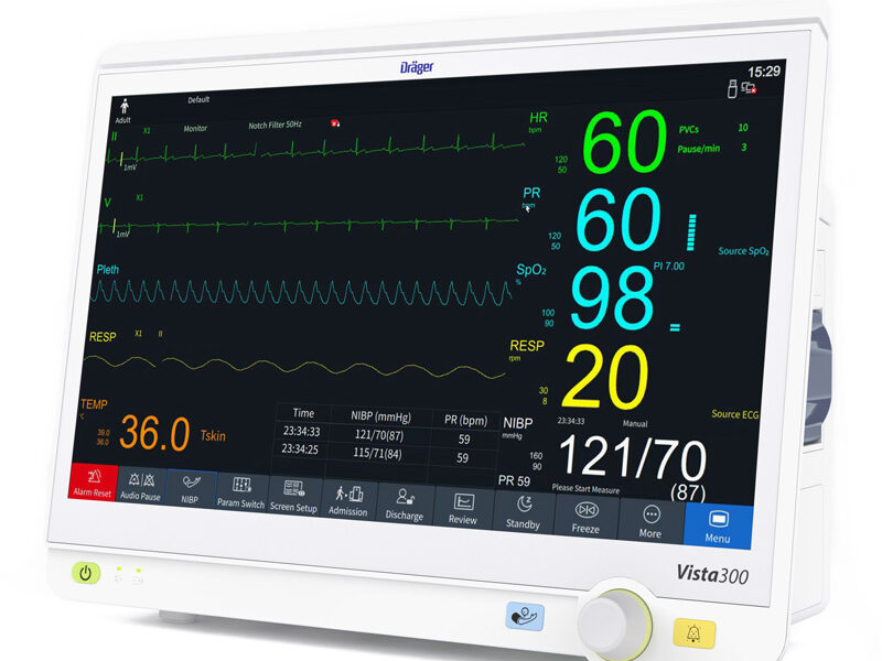 Dräger Vista 300 Model A Patient Monitor - Patient Monitoring