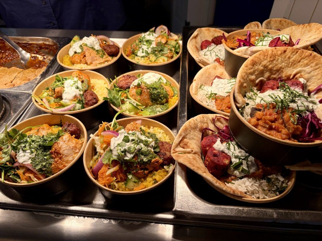 Middle Eastern–inspired dishes