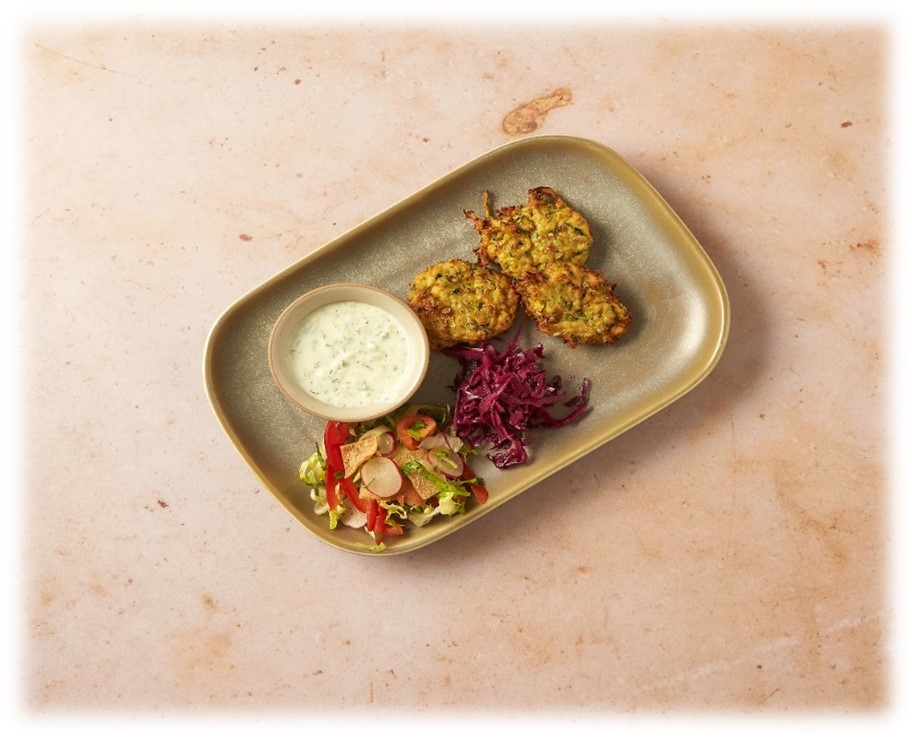 Courgette and Feta Fritters 