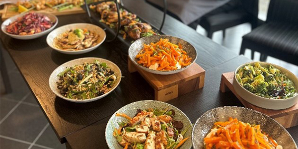 Selection of food prepared at the Chefs Academy 