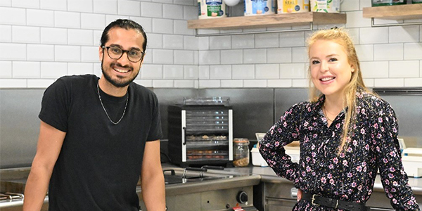 NHS Supply Chain: Foods dietetics team Idrees Anwar and Abigail Attenborough