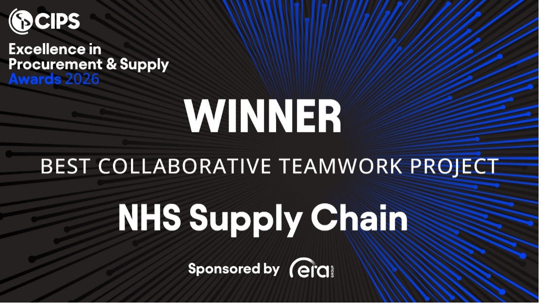 Winner - best collaborative teamwork project at CIPS awards 2026