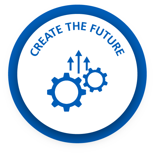 Create The Future Business Plan 2022 - 2023 Icon