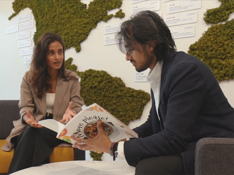 Discussing the power of good food - and link