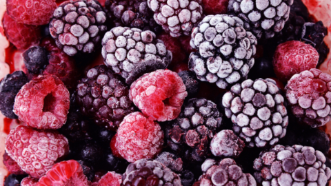 Image of frozen fruit