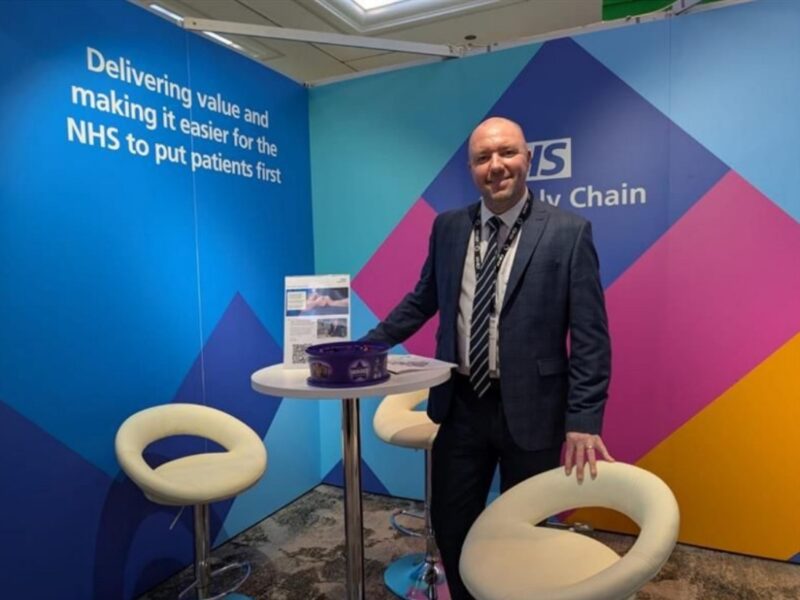 image of NHS Supply Chain's stand at the conference