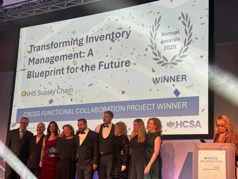 In-Hospital Services team who won the HCSA Award for Cross Functional Collaboration Project for their Inventory Management Solutions (IMS)