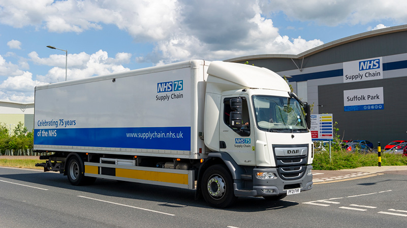 NHS Supply Chain Lorry 