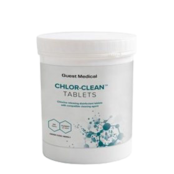 Chlorine Releasing Tablets 1.7g NaDCC with detergent (200 tabs) for use with dilution bottle MRB278