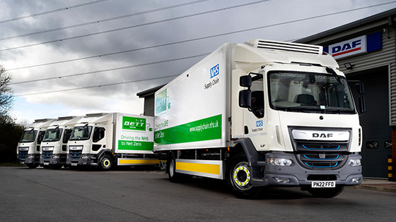 NHS Supply Chain Electric Trucks