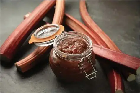 Rhubarb and ginger chutney Rhubarb and ginger chutney