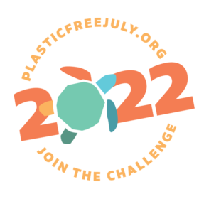 Plastic Free July 2022 logo