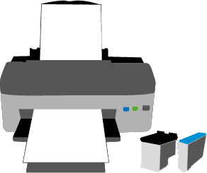 Printer and cartridges