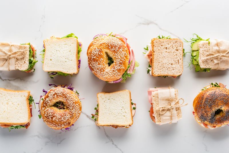 Selection of sandwiches Selection of sandwiches