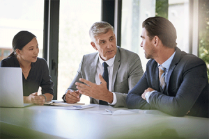 image of a board meeting