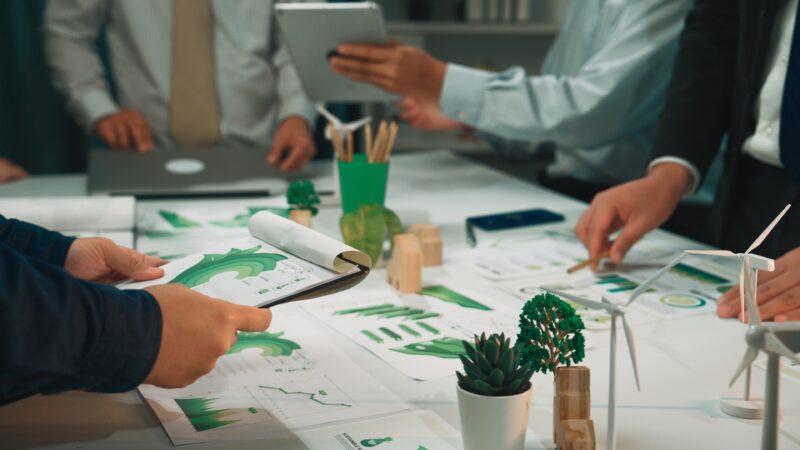 Collaborative Team Meeting on Sustainability Strategies