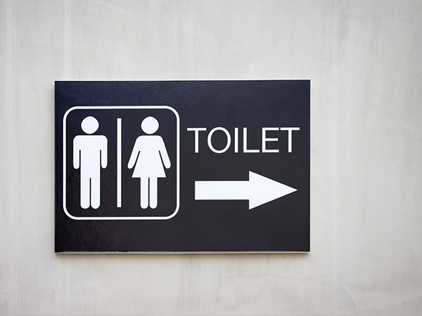 Public Toilet Sign