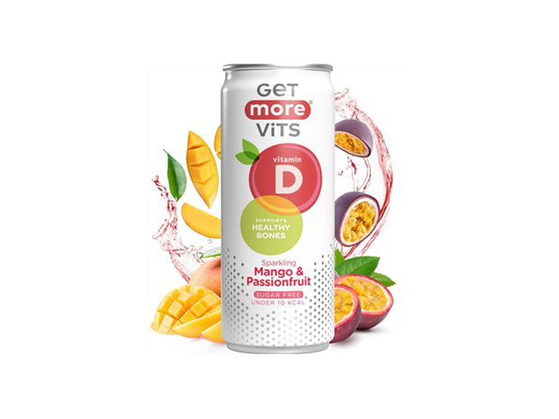 Get More Vits Mango and Passionfruit 330ml Can