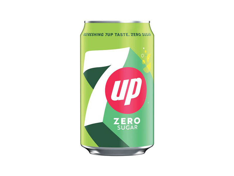 7 Up Zero Lemon and Lime 330ml Can