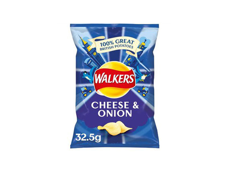 Walkers Cheese and Onion Crisps