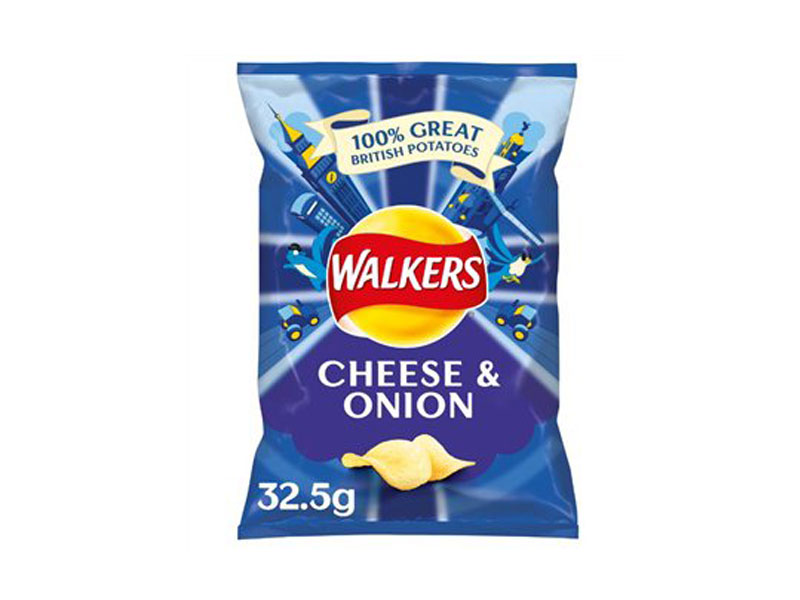 Walkers Cheese and Onion Crisps 32.5g