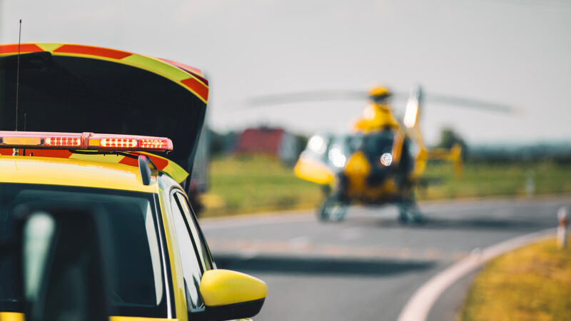 Ambulance paramedic vehicle air ambulance