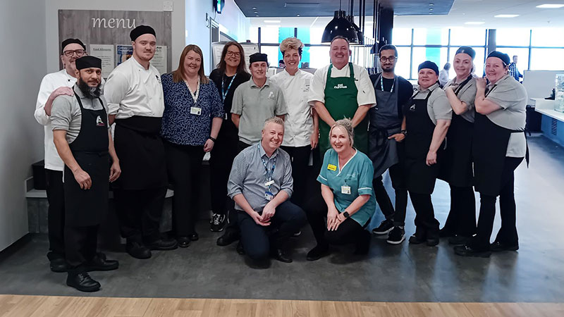 Airedale caterers celebrate with NHS Supply Cain: Food staff