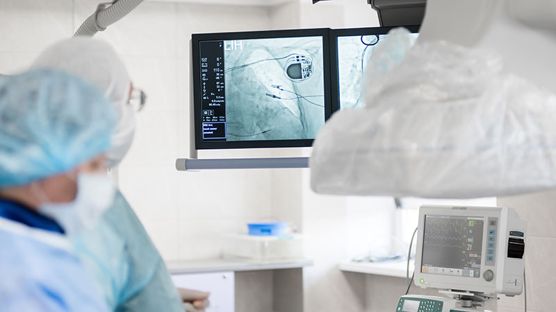 Image of clinical setting with medical equipment