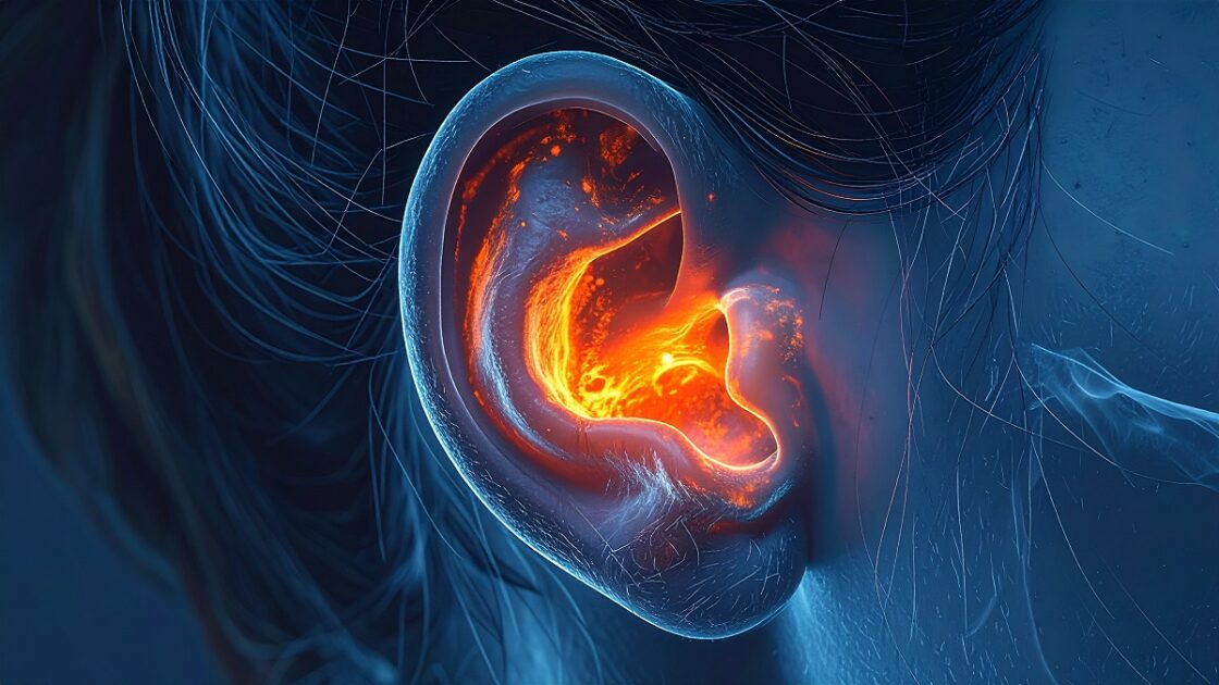 Otitis Illustration Hearing Loss