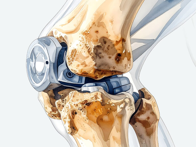 Innovation knee joint replacement post surgery
