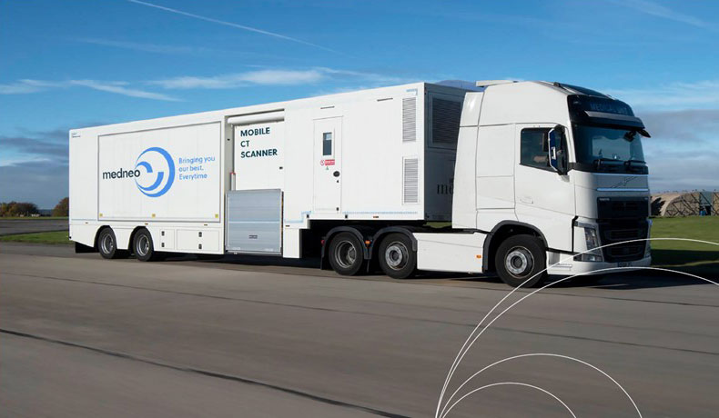 Medneo Staffed MRI and CT Mobile, Expandable and Relocatable Scanning Services - Mobile X-ray