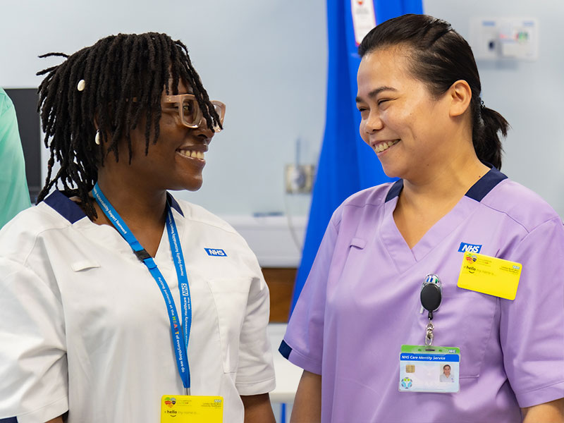 Healthcare Workers in Uniform in a ward setting