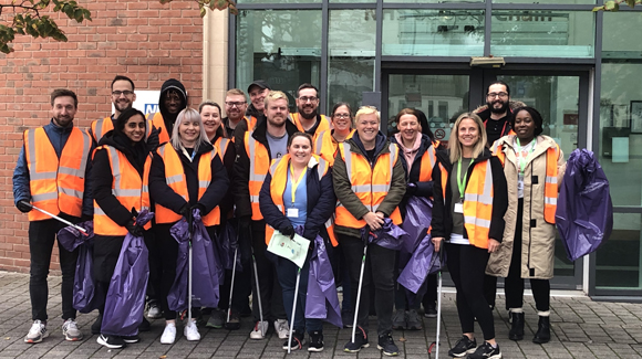 Financial Management Team Volunteer Day - Nottingham Litter Pick